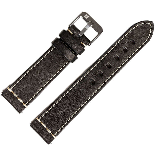 ColaReb Parma Black Sheepskin Leather Watch Strap - Holben's
