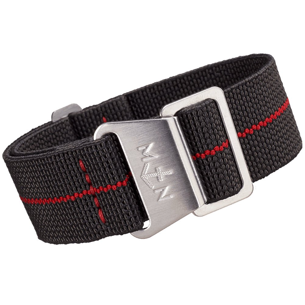 Erika's Originals Black Ops Red MN Watch Strap Fixed Lugs | Holben's