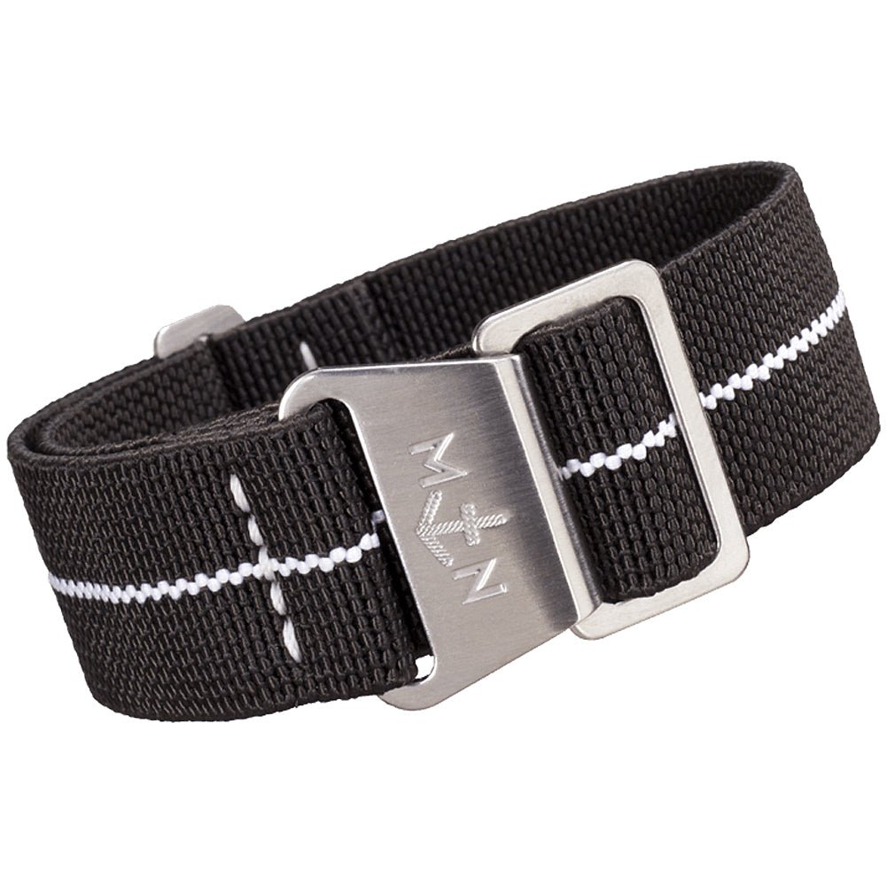 Erika's Originals Black Ops White MN Watch Strap Fixed Lugs | Holben's