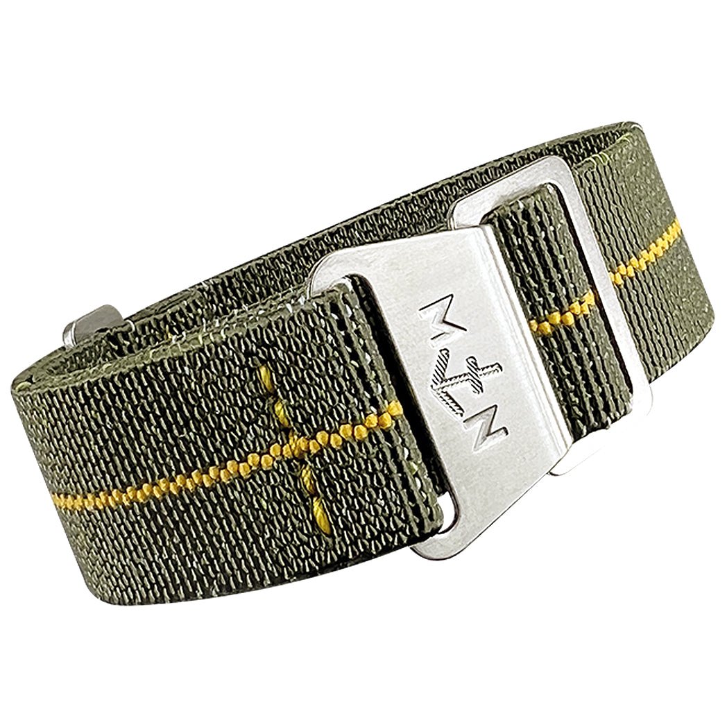 Erika's Originals Denim Original Mustard Watch Strap | Holben's