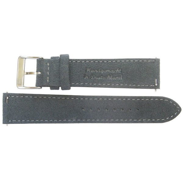 Fluco Alcantara Grey Vegan Suede Watch Strap | Holben's