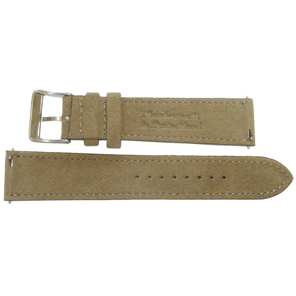 Fluco Alcantara Tan Vegan Suede Watch Strap | Holben's