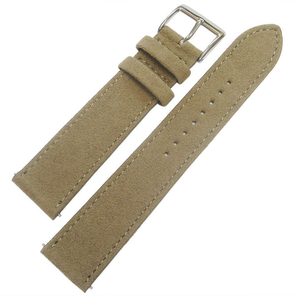 Fluco Alcantara Tan Vegan Suede Watch Strap | Holben's