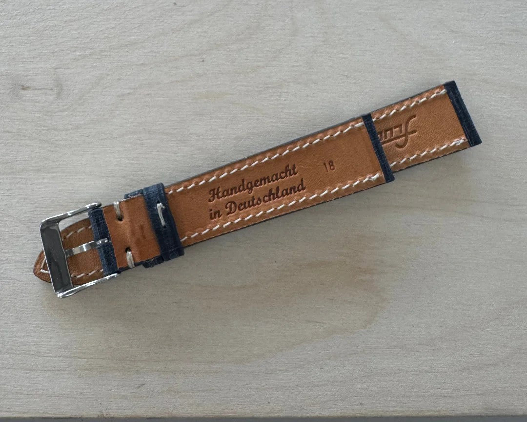 Fluco Babele Whiskey Leather Watch Strap | Holben's