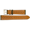 Fluco Biarritz Racing Green Goatskin Leather Watch Strap | Holben's
