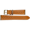 Fluco Biarritz Racing Taupe Goatskin Leather Watch Strap | Holben's