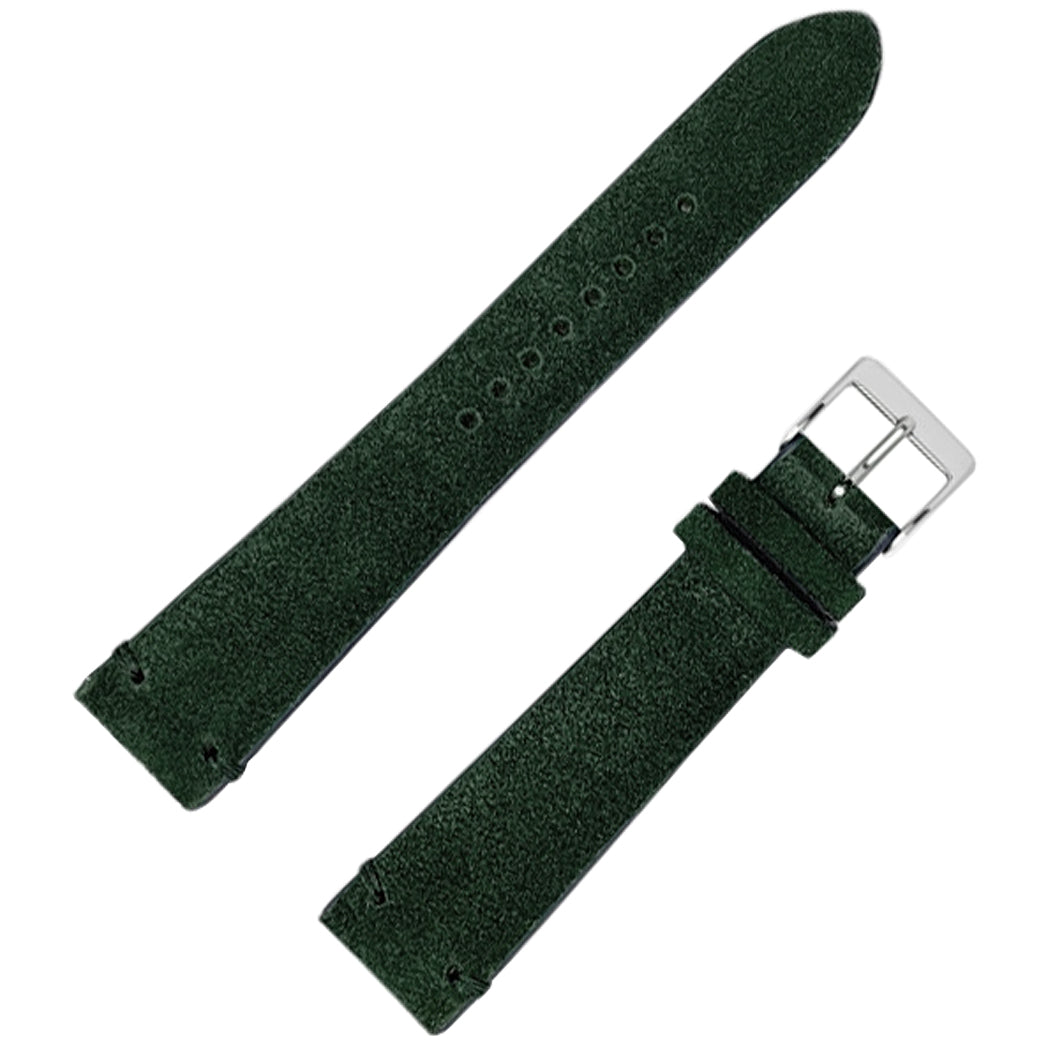 Fluco Cannes Green Suede Leather Watch Strap