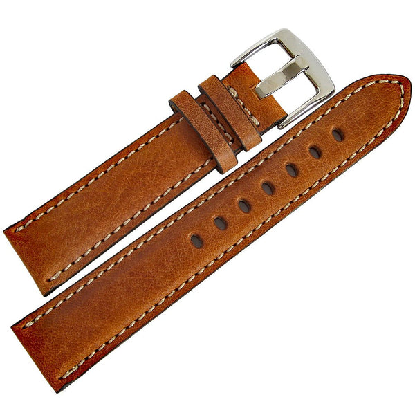 Fluco Casablanca Whiskey Leather Watch Strap - Holben's