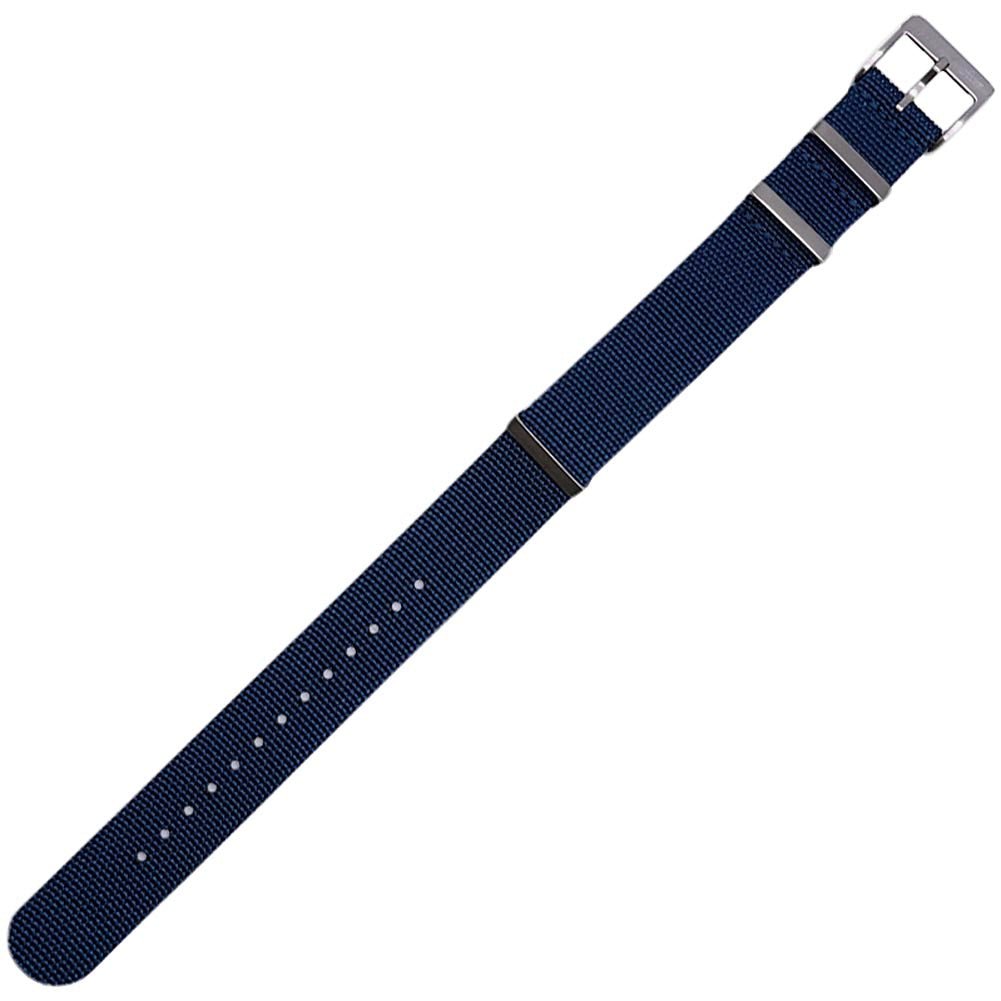 Fluco Field NATO Blue Nylon Watch Strap | Holben's