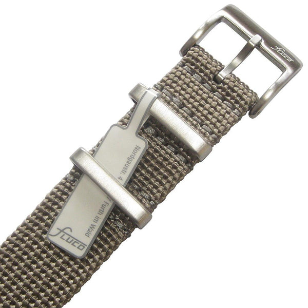 Fluco Field NATO Taupe Nylon Watch Strap | Holben's