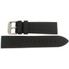 Fluco Silicone Rubber Watch Strap Black Orange-Stitch-Holben's