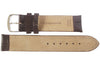 Fluco Kroco Crocodile-Grain Leather Watch Strap Brown-Holben's