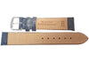 Fluco Emporio Teju Lizard-Grain Leather Watch Strap Blue-Holben's