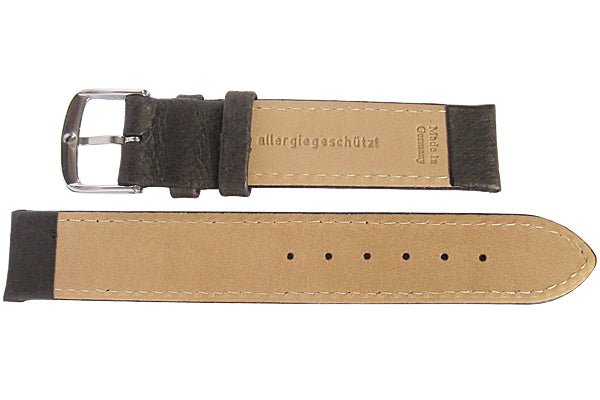 Fluco Pigskin Leather Watch Strap Brown-Holben's