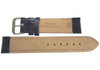 Fluco Record Buffalo-Grain Leather Watch Strap Blue-Holben's
