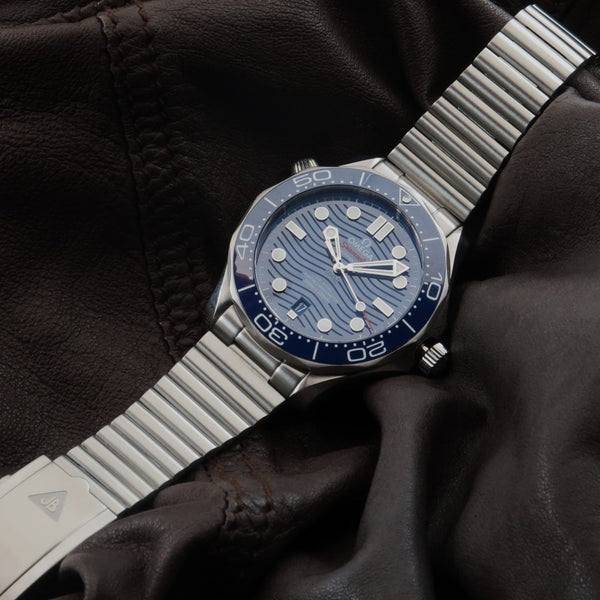Forstner Barrel Stainless Steel Watch Bracelet Omega Seamaster | Holbens