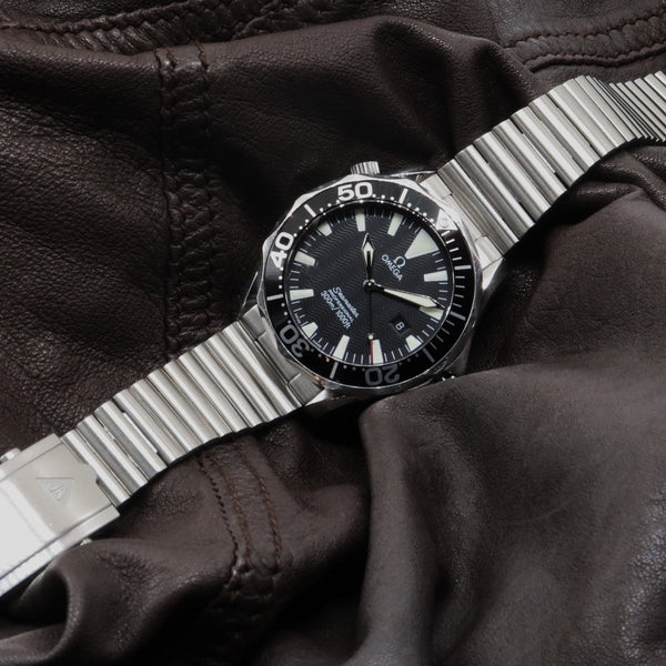 Forstner Barrel Stainless Steel Watch Bracelet Omega Seamaster | Holbens