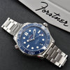 Forstner Contemporary Flat Link Stainless Steel Watch Bracelet Omega Seamaster | Holbens