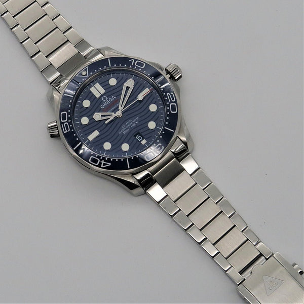 Forstner Contemporary Flat Link Stainless Steel Watch Bracelet Omega Seamaster | Holbens