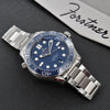 Forstner Contemporary Flat Link Stainless Steel Watch Bracelet Omega Seamaster | Holbens
