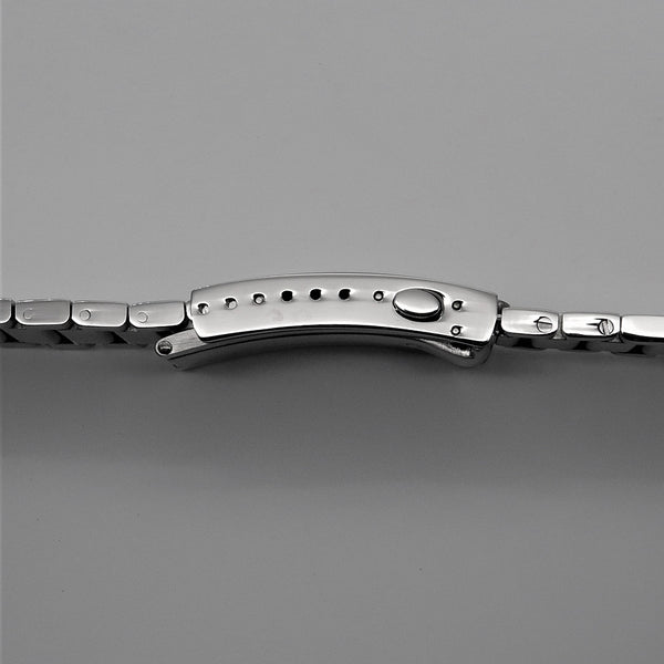 Forstner Contemporary Flat Link Stainless Steel Watch Bracelet Omega Seamaster | Holbens