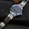 Forstner Contemporary Flat Link Stainless Steel Watch Bracelet Omega Seamaster | Holbens
