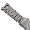 Forstner Contemporary Flat Link Stainless Steel Watch Bracelet Omega Seamaster | Holbens