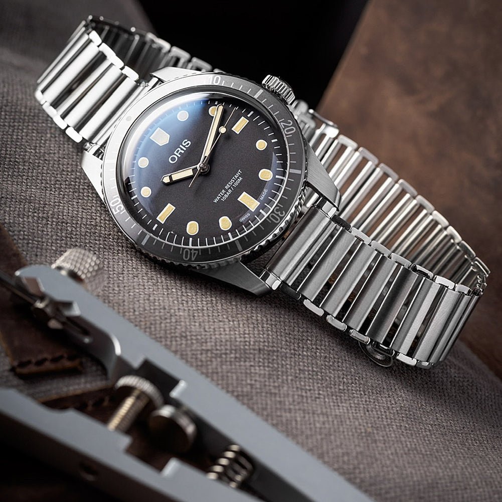 Forstner Klip Stainless Steel Ladder Watch Bracelet | Holben's