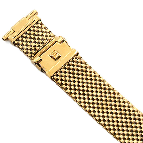 Forstner Komfit Wide Gold-Plated Stainless Steel Watch Bracelet | Holbens