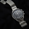 Forstner Komfit JB Wide Horned Stainless Steel Mesh Watch Bracelet | Holbens