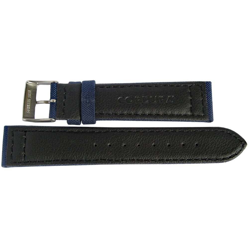 Hadley-Roma MS850 Cordura Navy Blue Watch Strap-Holben's