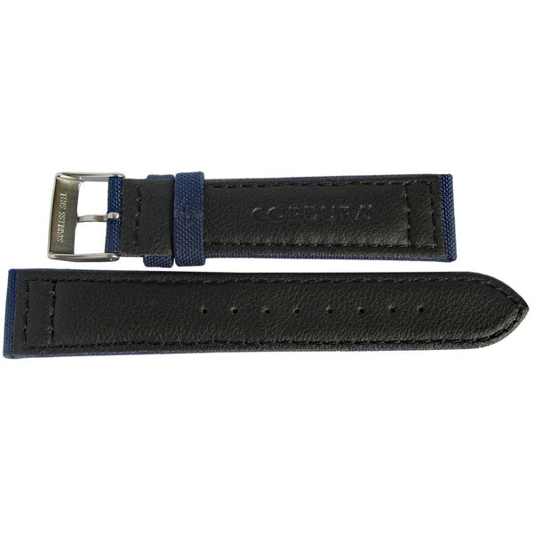 Hadley-Roma MS850 Cordura Navy Blue Watch Strap-Holben's