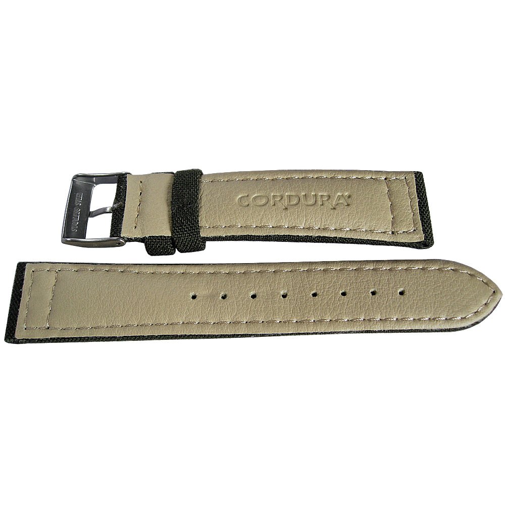 Hadley-Roma MS850 Cordura Watch Strap Green-Holben's