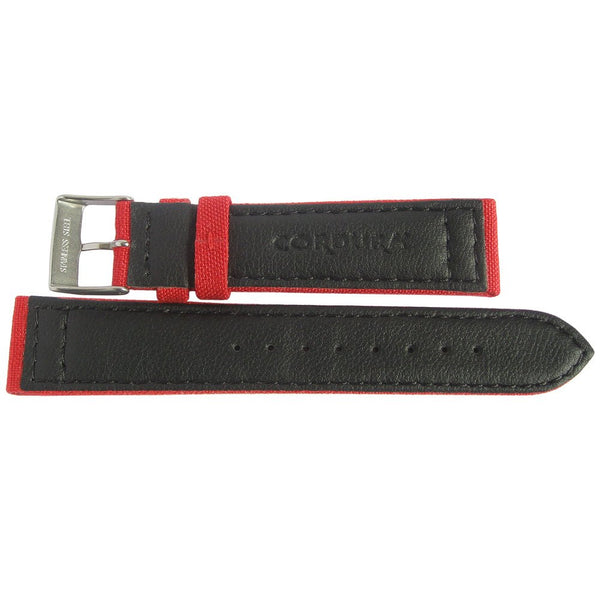 Hadley-Roma MS850 Cordura Red Watch Strap-Holben's