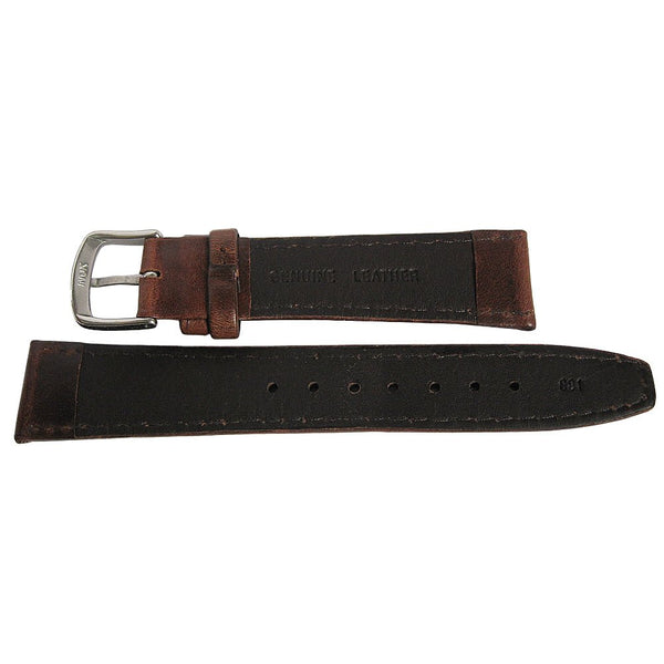 Hadley-Roma MS 881 Leather Watch Strap Brown-Holben's