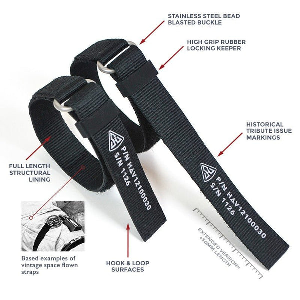 Haveston IVA LOS Black Watch Strap - Holben's
