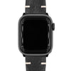 Hirsch Bagnore Black Vegetable-Tanned Leather Watch Strap | Holben's