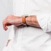 Hirsch Bagnore Gold Brown Vegetable-Tanned Leather Watch Strap | Holben's