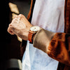 Hirsch Bagnore Gold Brown Vegetable-Tanned Leather Watch Strap | Holben's
