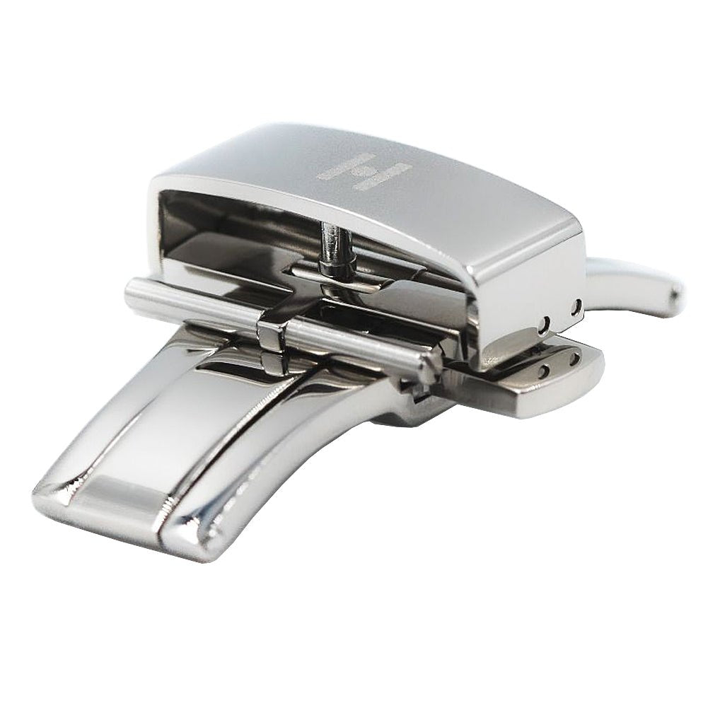 Hirsch Pusher Butterfly Deployant Clasp Stainless Steel | Holben's
