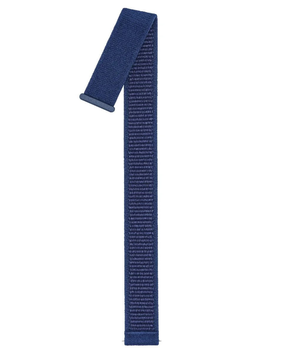 Hirsch Vocem Velcro Blue Quick Release Watch Strap | Holben's