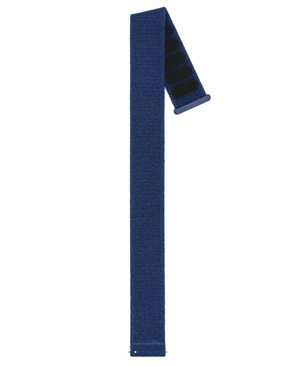 Hirsch Vocem Velcro Blue Quick Release Watch Strap | Holben's