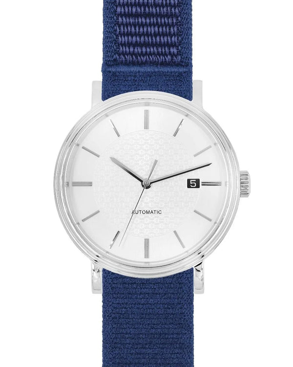 Hirsch Vocem Velcro Blue Quick Release Watch Strap | Holben's