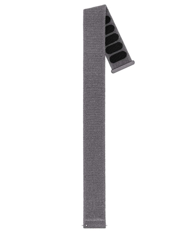 Hirsch Vocem Velcro Grey Quick Release Watch Strap | Holben's