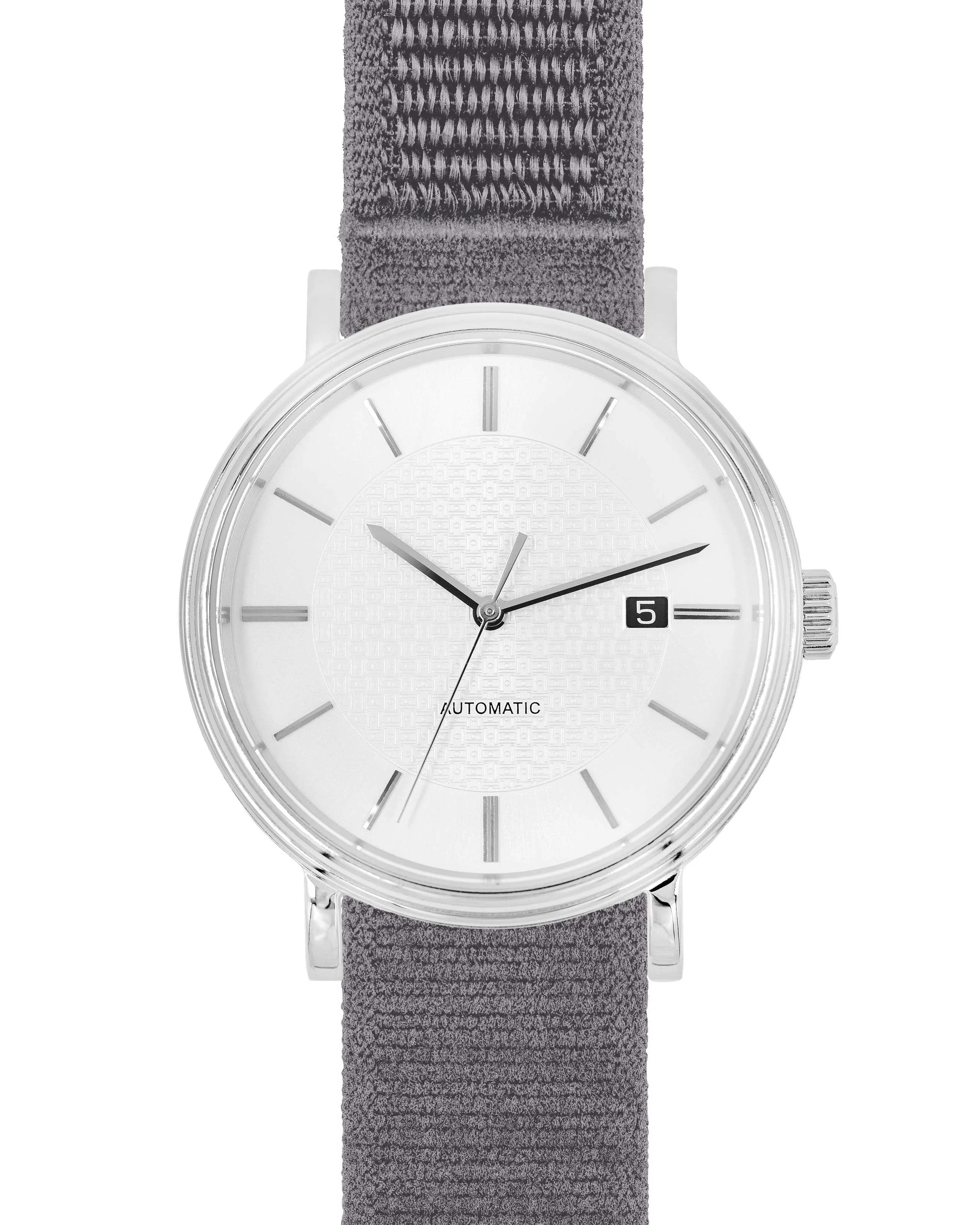 Hirsch Vocem Velcro Grey Quick Release Watch Strap | Holben's