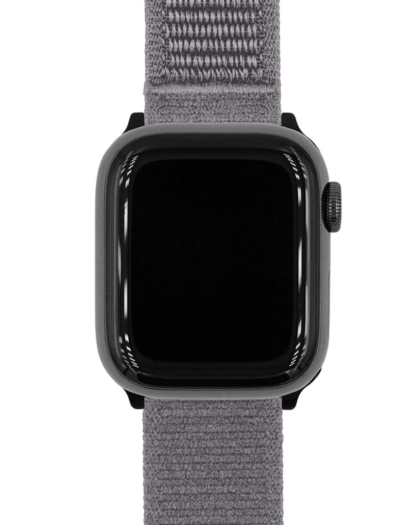 Hirsch Vocem Velcro Grey Quick Release Watch Strap | Holben's