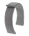 Hirsch Vocem Velcro Grey Quick Release Watch Strap | Holben's