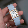 Molequin Blue Dawn Saffiano Leather Watch Strap