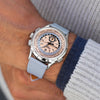 Molequin Blue Dawn Saffiano Leather Watch Strap | Holben's