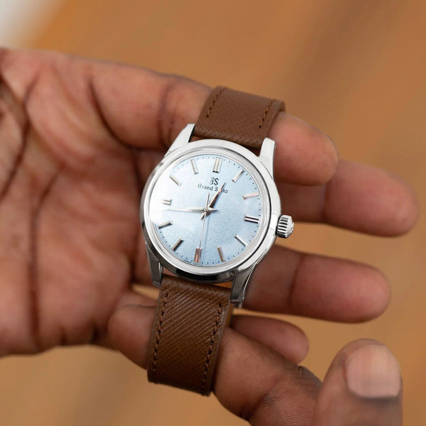 Molequin Downtown Brown Saffiano Leather Watch Strap | Holben's